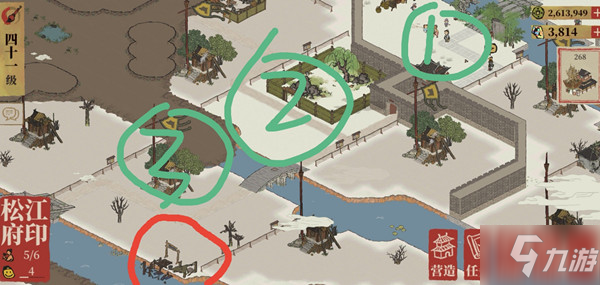江南百景图松江府码头在哪里？松江府码头地图位置图解