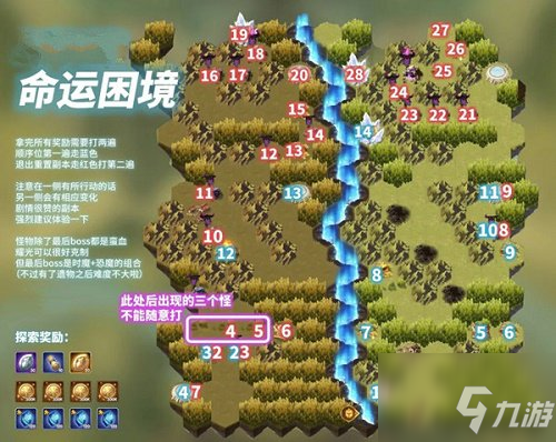 剑与远征命运困境3一图流攻略 命运困境3一图流通关路线