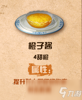《明日之后》橙子酱配方介绍